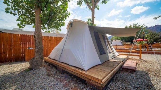 Funstays Glamping Setup Tent In Rv Park #2 Ok-T2 Moab Kültér fotó
